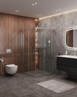 Душевой уголок, прямоугольный MOLVENO-A-22-100+20-C-Cr-IV 1200x1200x1950 Cezares