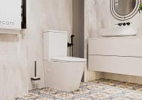 Унитаз подвесной  Telle VTE-64T 640x360x835 Белый глянцевый безободковый Tornado Quiet Veconi