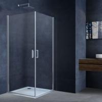 Душевой уголок Alpha VSR2-3AL7080CL, 800*700, хром, стекло прозрачное Vincea