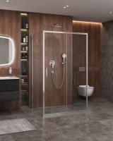 Душевой уголок, прямоугольный,  MOLVENO-AH-12-130/90-C-Cr-IV 1300x900x1950 Cezares