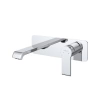 Смеситель для раковины встраиваемый с внутренней частью, без донного клапана  AURORA-BLVM-CRM-W0 BelBagno